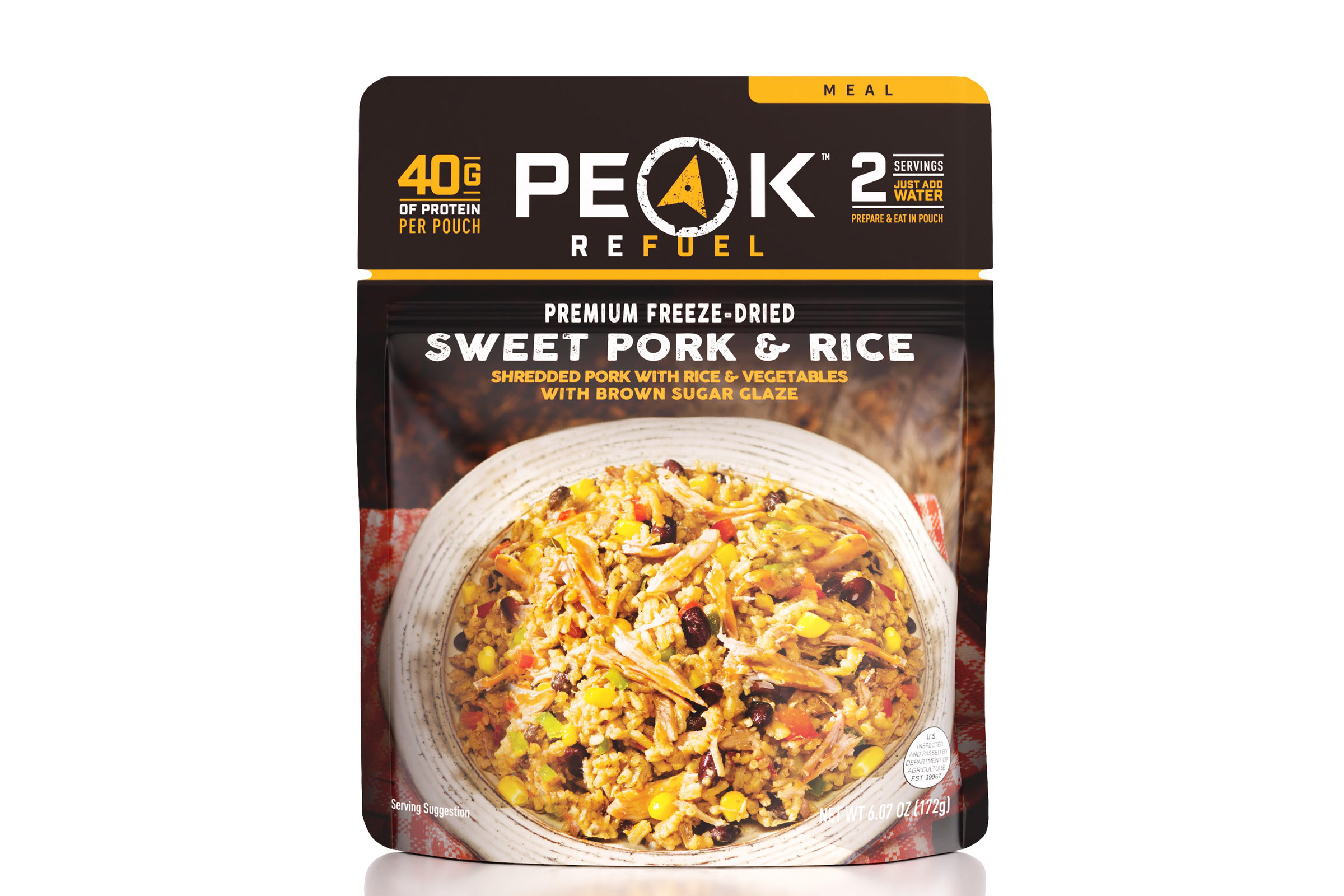 Peak Refuel Sweet Pork & Rice 2 Serving Pouch