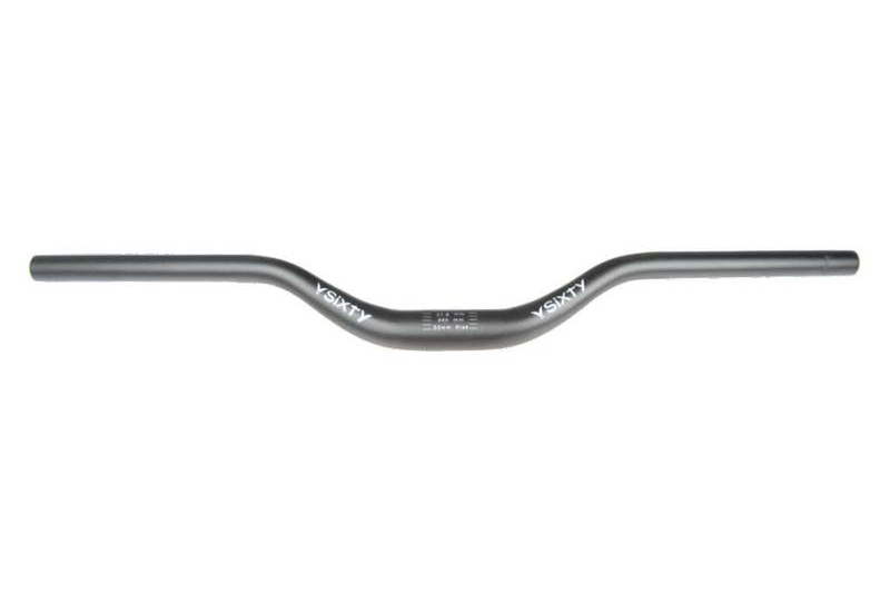 V-Sixty Burly Handlebar, 75mm Rise x 31.8mm, Black