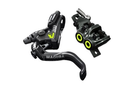 Magura MT7 Pro Disc Brake HC1 1-Finger Brake Lever Black/Neon Yellow (Front or Rear)