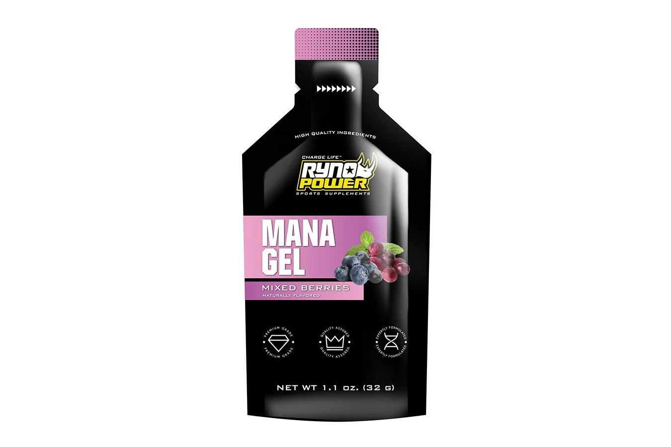 Ryno Power Mana Gel Mixed Berry