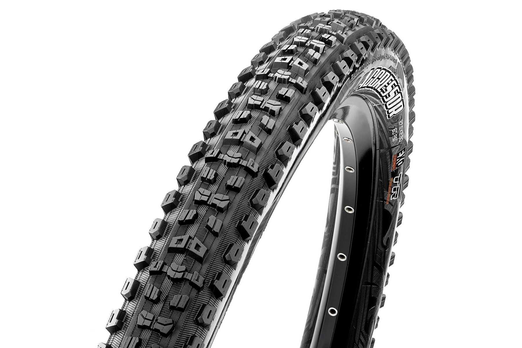 Maxxis Tire Aggressor 29in x 2.30in Folding Tubeless Ready Dual EXO 60TPI Black