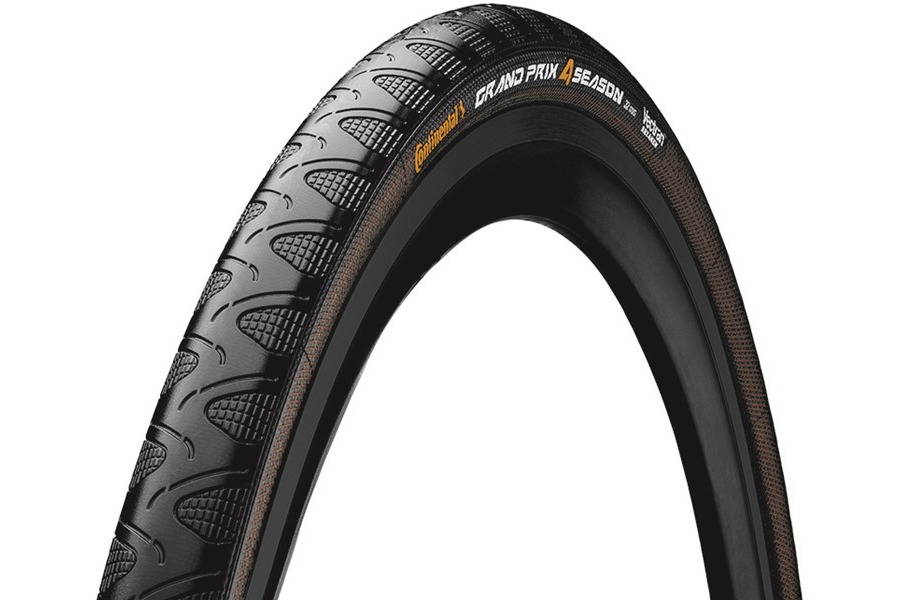 Continental Tire Grand Prix 4 Season 700c x 28c Folding Black Duraskin + Black Chili