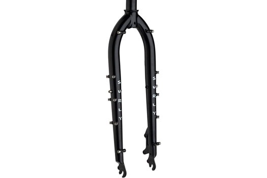 Surly ECR 29+ Fork, 1-1/8" Straight Steerer, Blacktacular