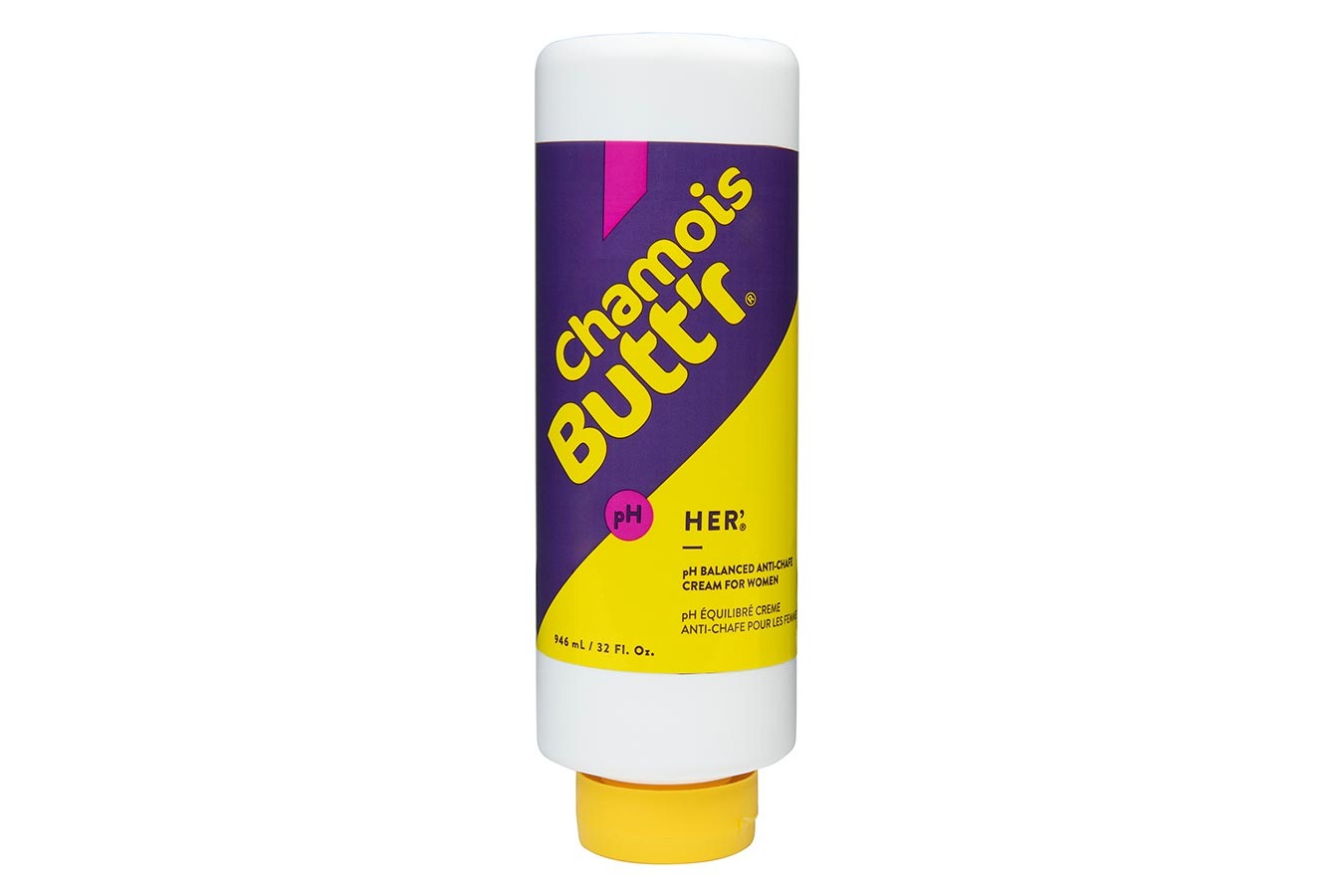 Paceline Chamois Butt'Her Bottle with Flip Top Cap 32oz/946ml