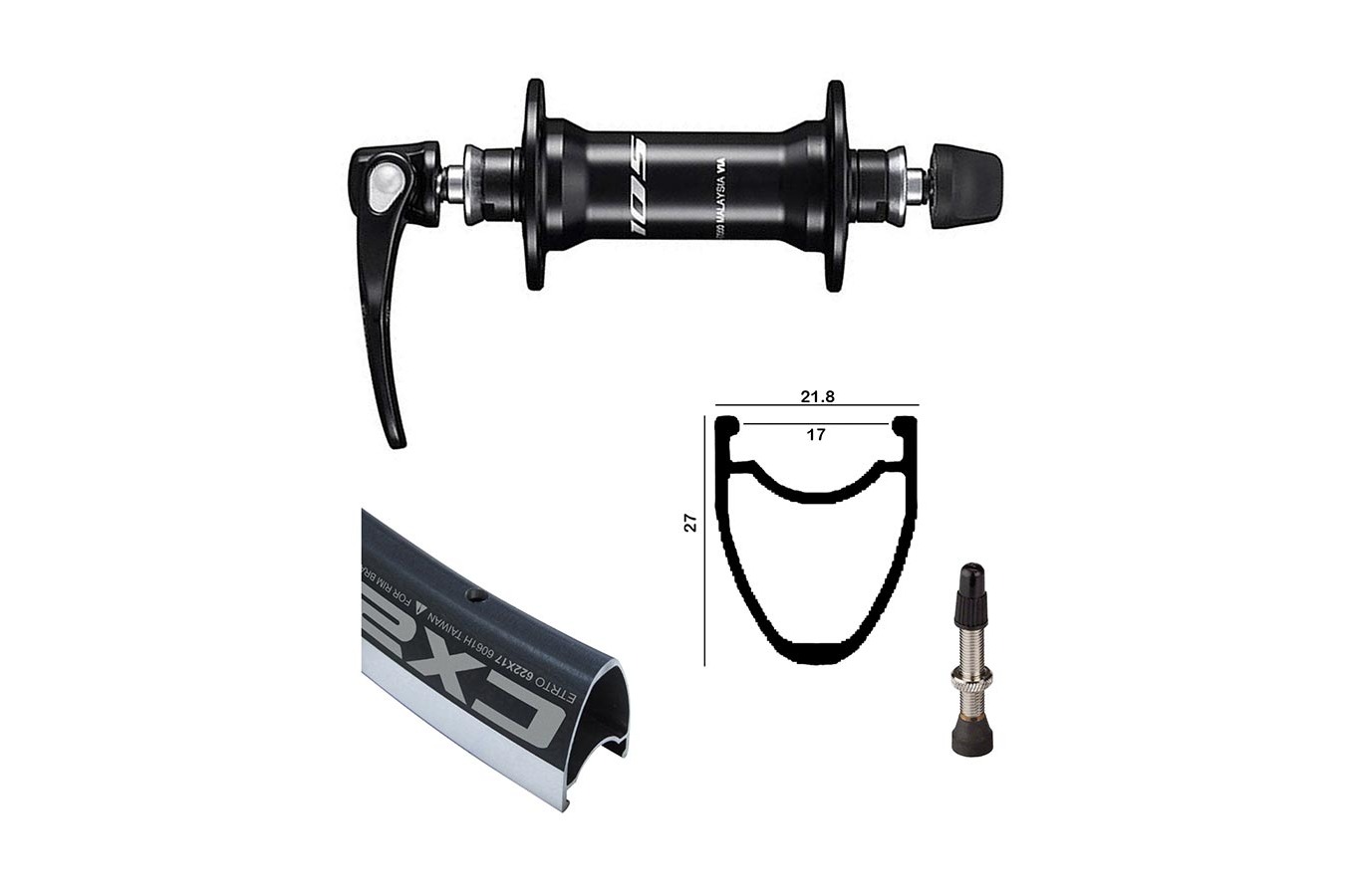 Wheel Shop 700c Front Alex CX28