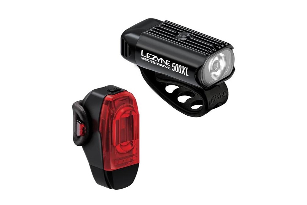 Lezyne Light Hecto Drive 500XL Front/ KTV+ Drive 40 Rear Light Black