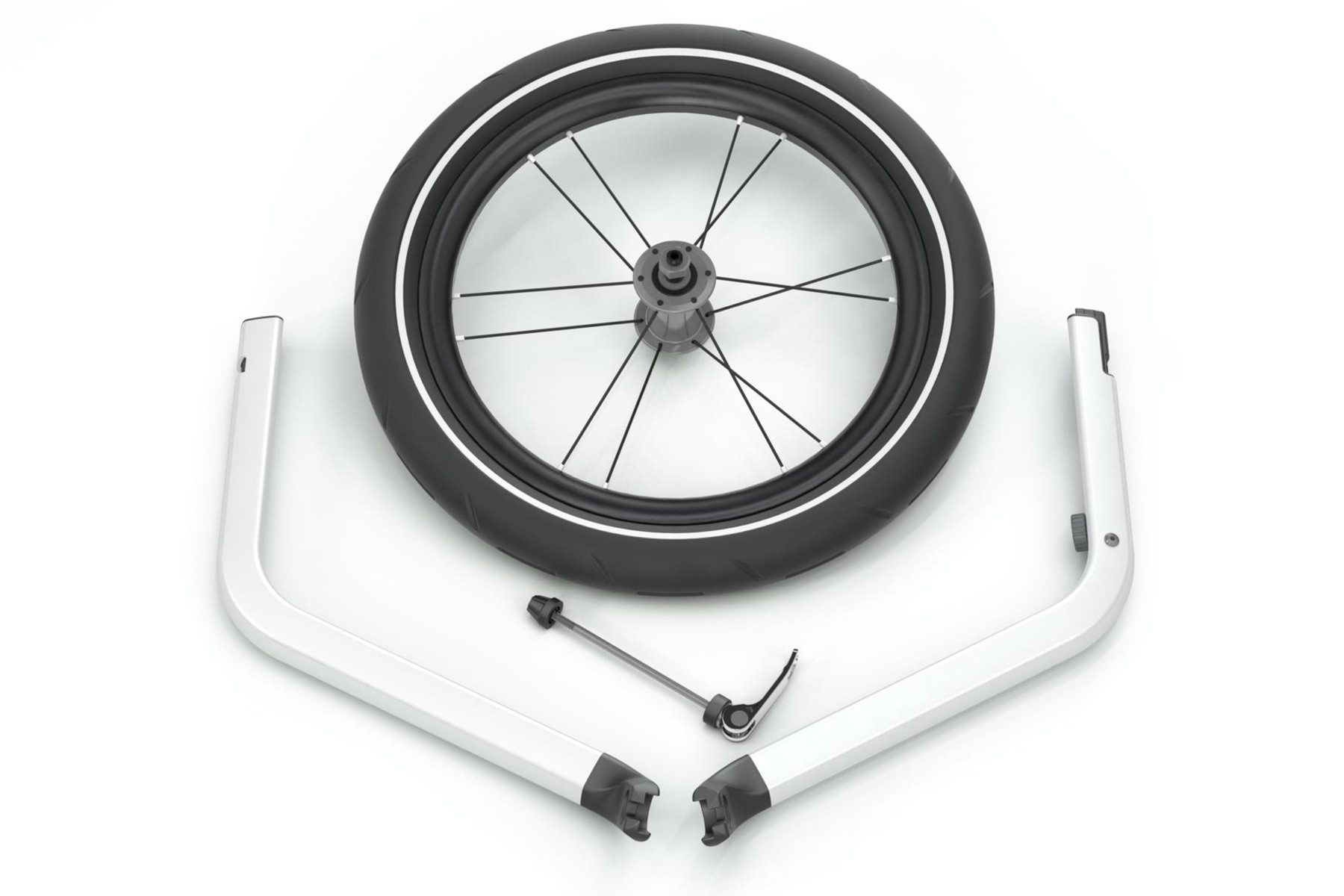 Thule Chariot Jog Kit 2 Lite/Cross Black/Silver
