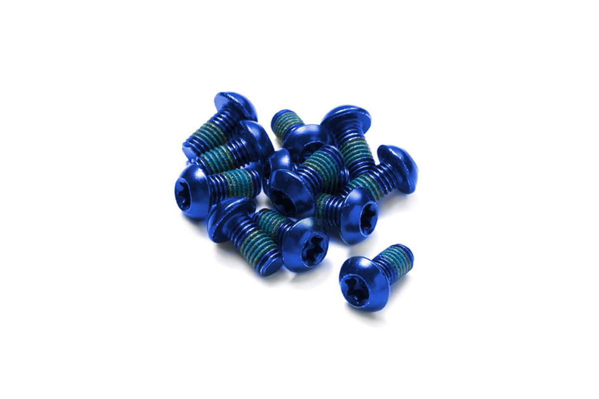 Ashima Rotor Bolts M5 X 10 Blue 12pack