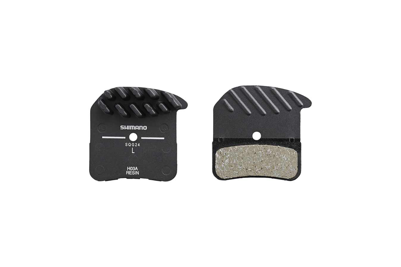 Shimano Disc Brake Pads H03A Resin Pad with Fin & Spring
