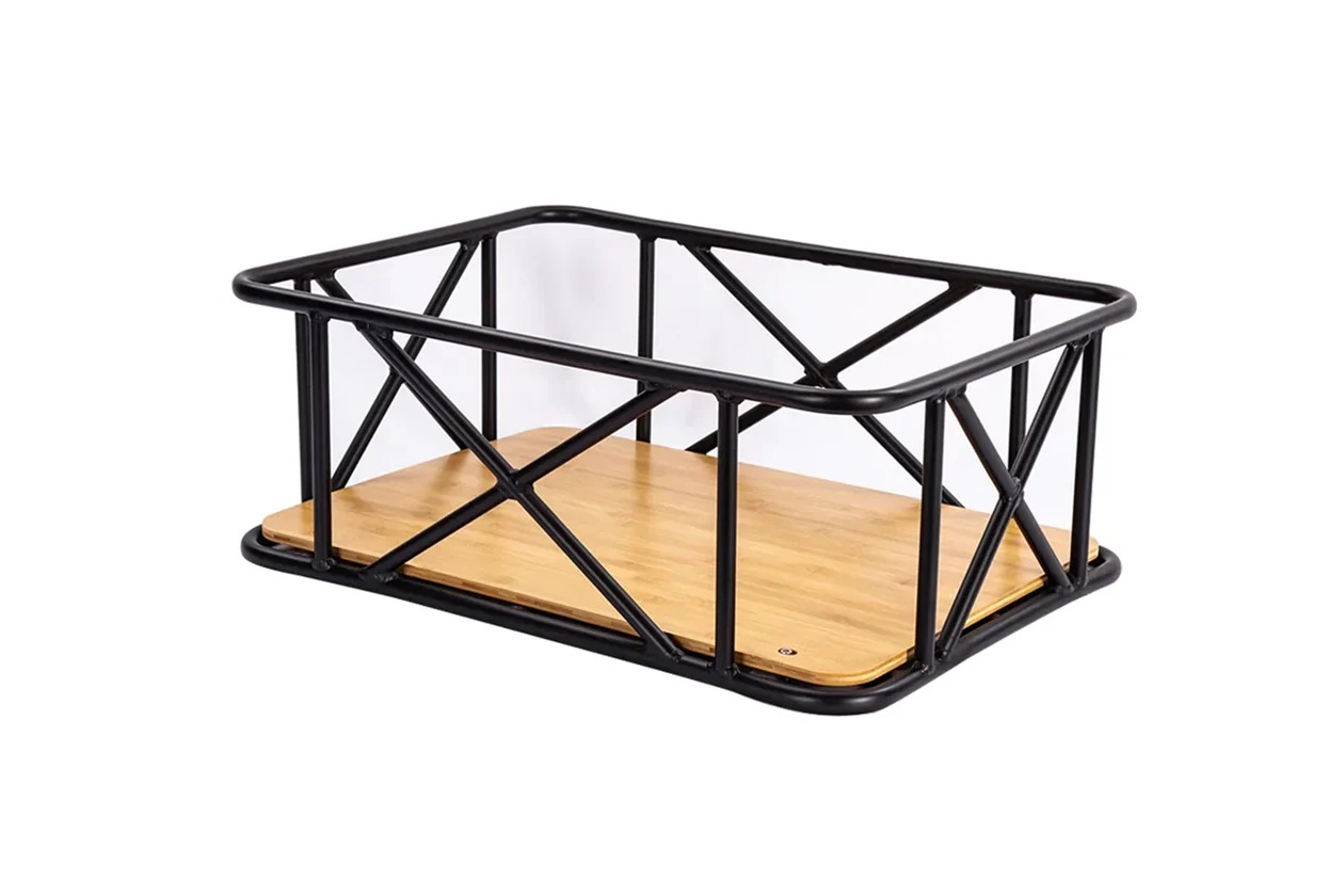 Letrigo Rear Rack/Basket Black