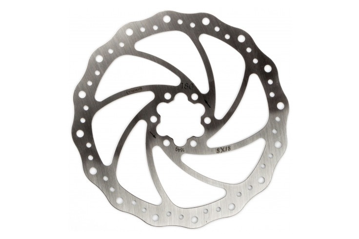 Elvedes SX18 180mm Disc Brake Rotor 6Bolt Stainless Steel