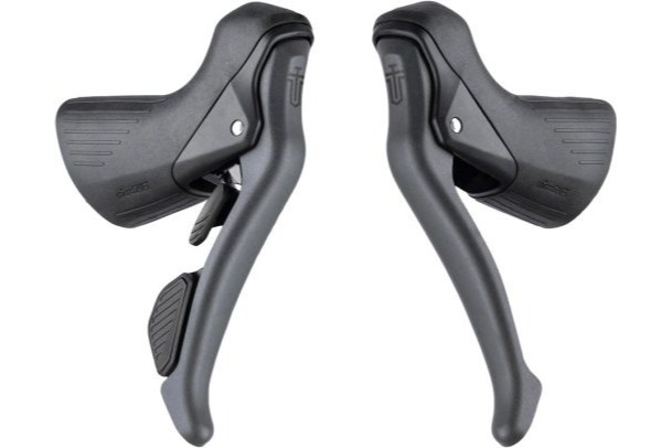 microSHIFT Sword Drop Bar Shift/Brake Lever Set - 1x, 10-Speed, Sword Compatible, Gray