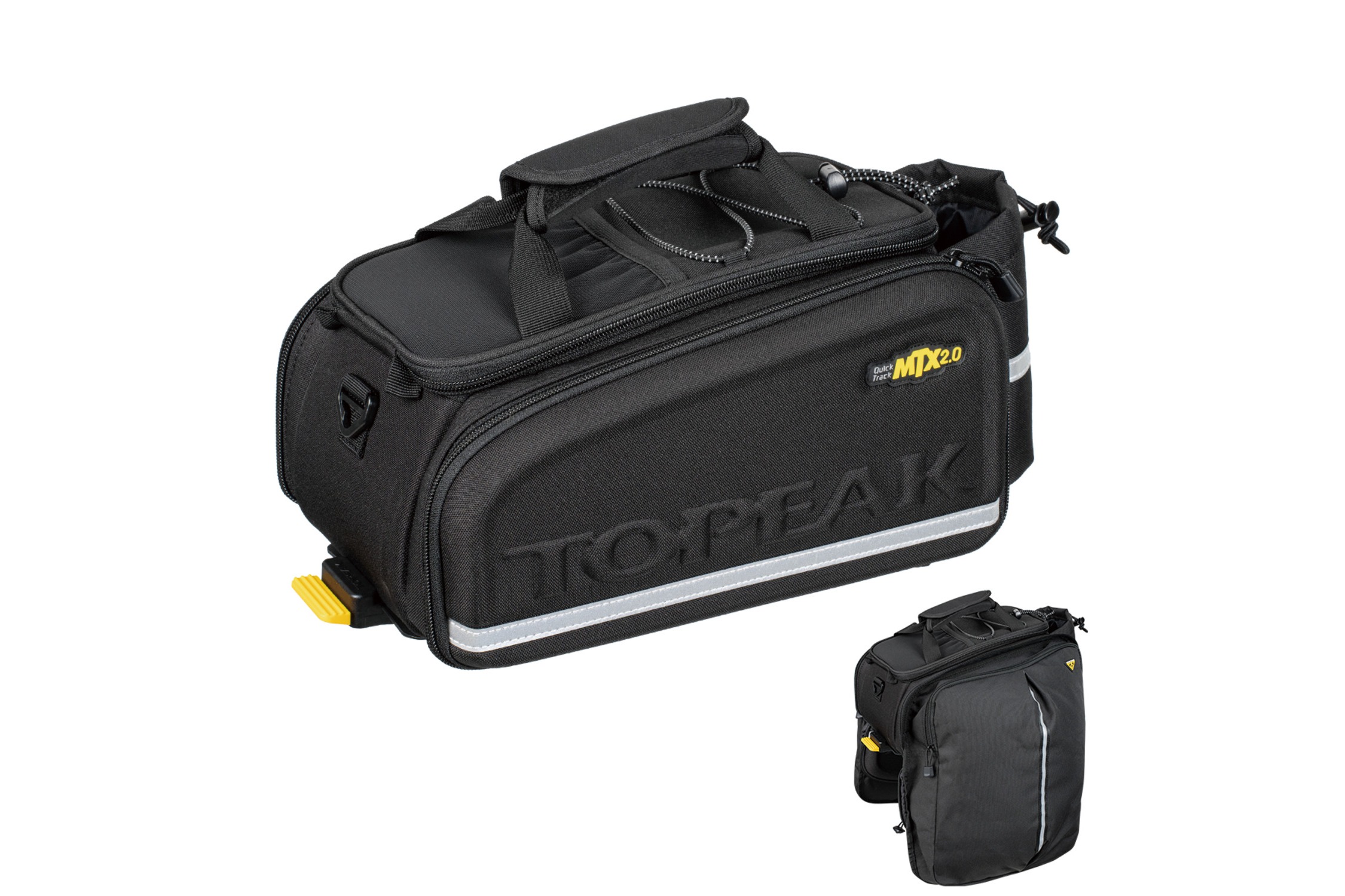 Topeak Trunk Bag MTX 2.0 EX-P 16.6Litre with Folding Side Panniers Black