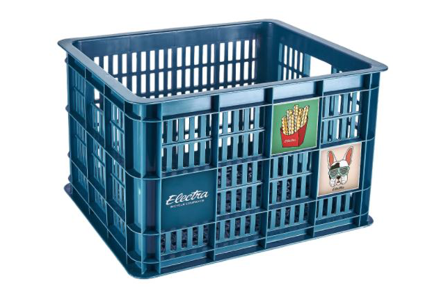 Electra Basket Basil Crate Dark Teal