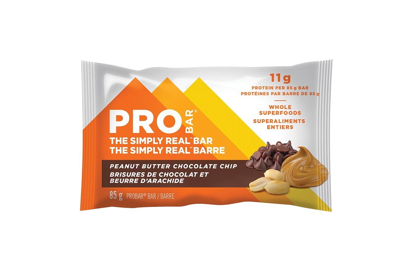 ProBar Simply Real Bar Peanut Butter/Chocolate Chip 85grams