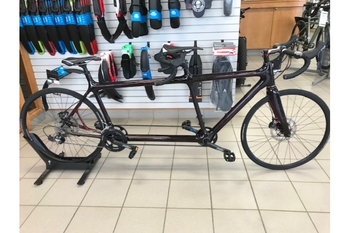 USED 2016 Calfee Custom Tandem Road/gravel bike medium/large candy red