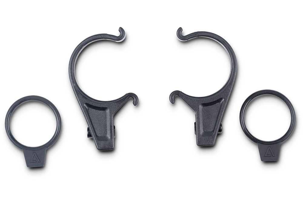 ACID Fork Adaptor for Mudguard Stays O-Ring Clip 1.0/2.0 Black