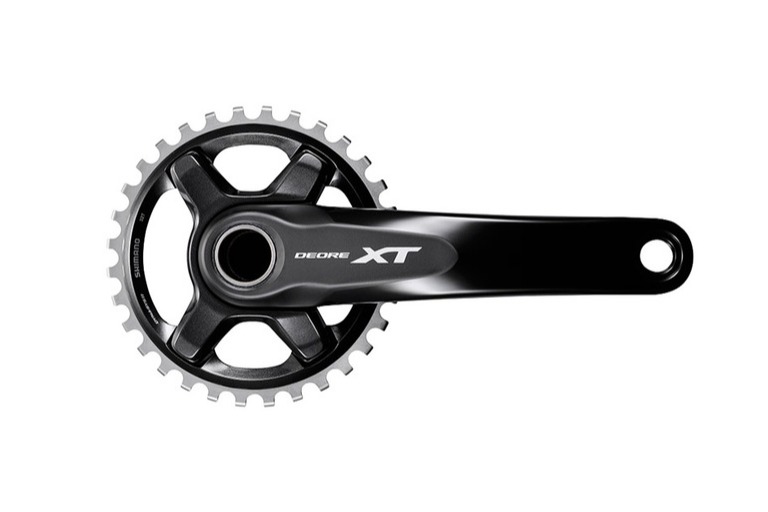 Shimano Crankset FC-M8000-B1 XT Crank Arms 175mm no Chainring CL53mm with Chainring Bolts no Bottom Bracket