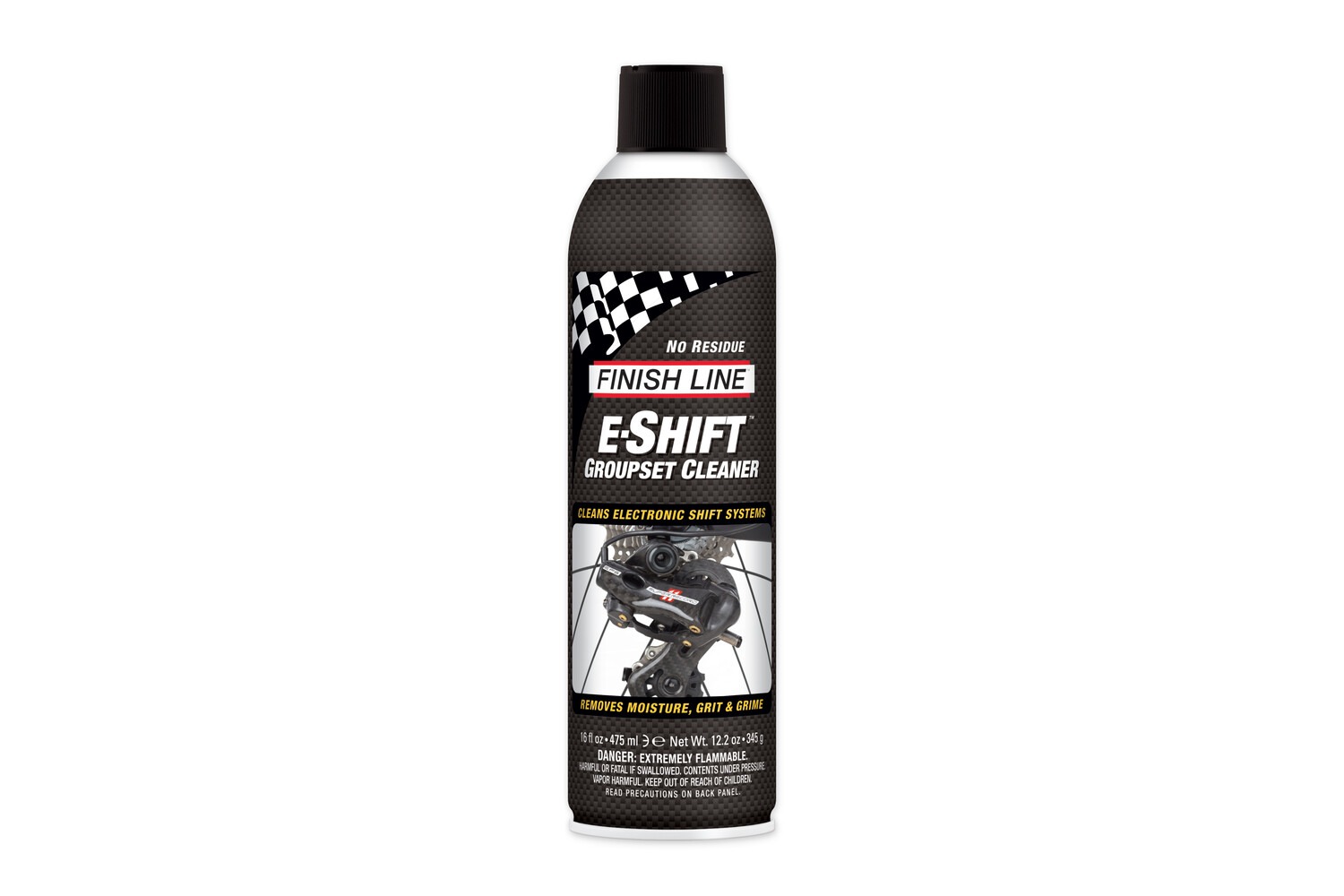 Finish Line E-Shift Groupset Cleaner 475mL/315grams/16oz Aerosol