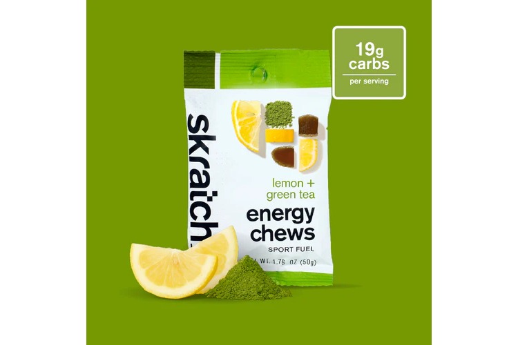 Skratch Labs Lemon & Green Tea Energy Chew 50g single