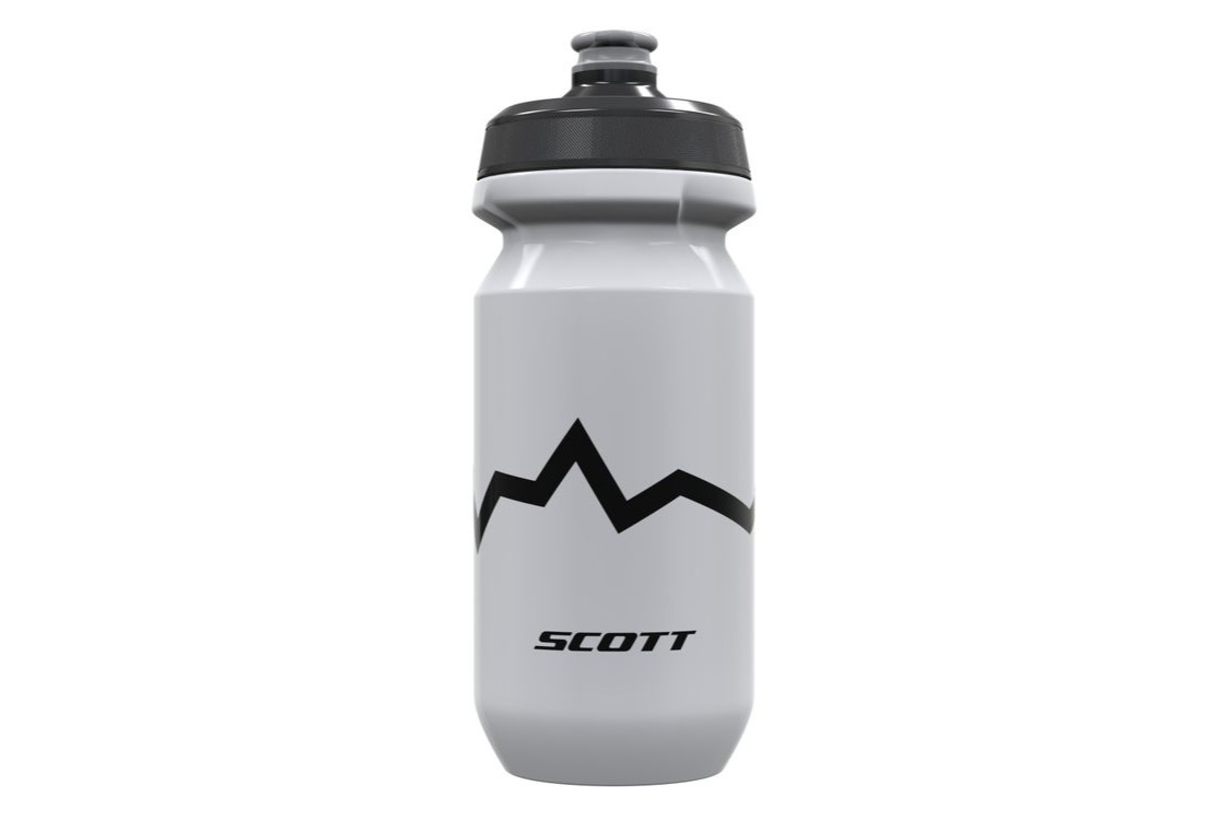Scott 600ml Water Bottle White/Black