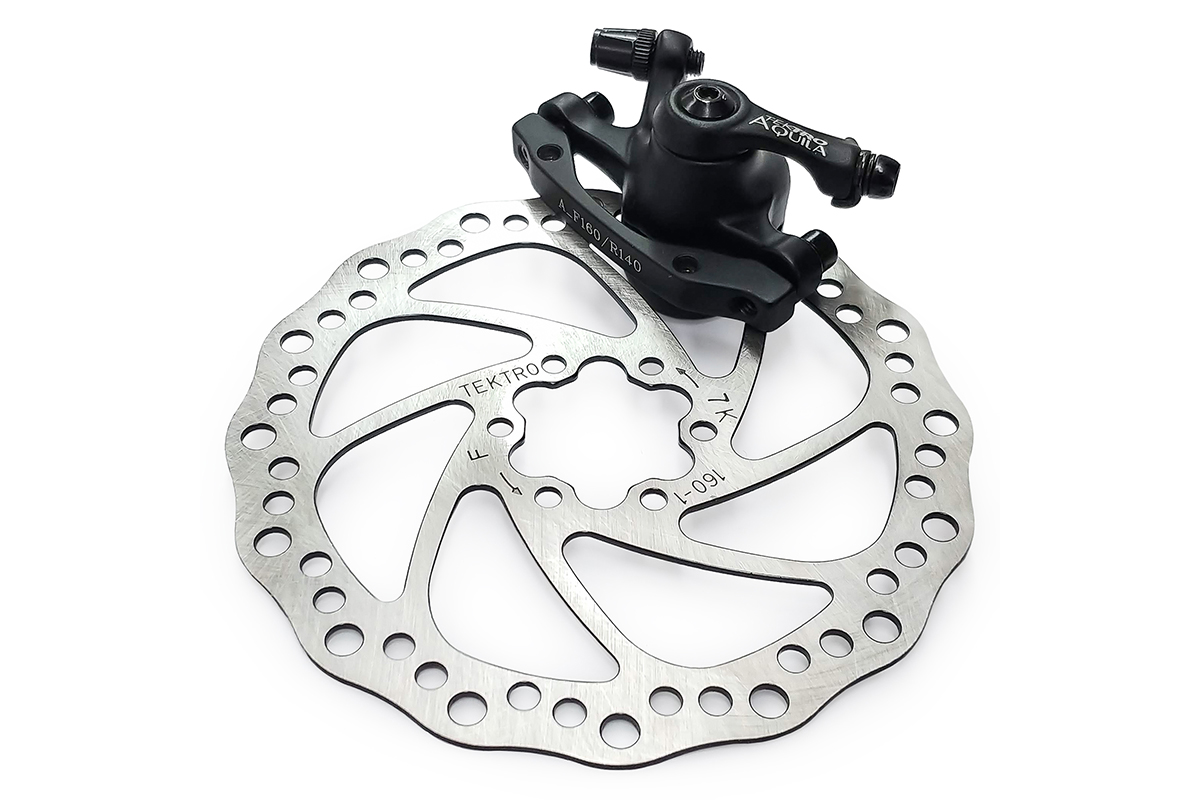 Tektro Aquila Mechanical Caliper & Rotor Rear