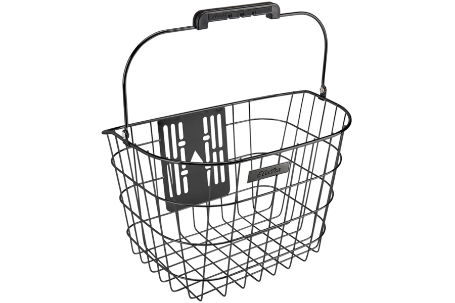 Electra Basket Stainless Wire QR Front Black