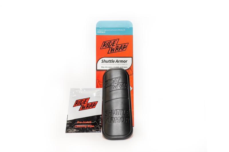 RideWrap Shuttle Armour Downtube Protector Black