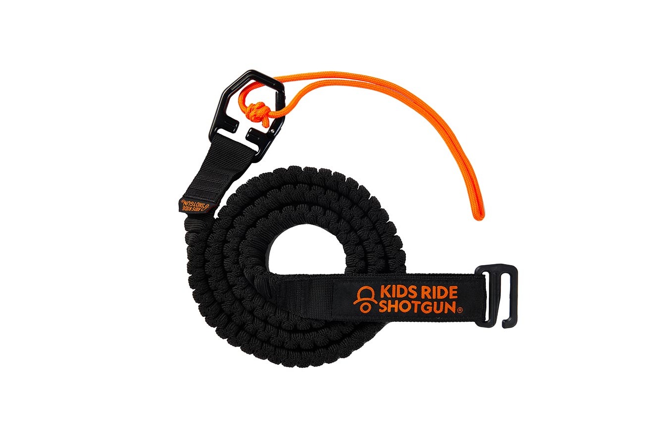 Kids Ride Shotgun Quick Fit MTB Tow Rope Black