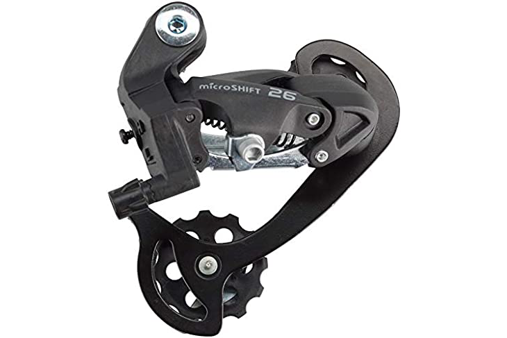 microSHIFT M26 Rear Derailleur - 8,9 Speed, Short Cage, Black