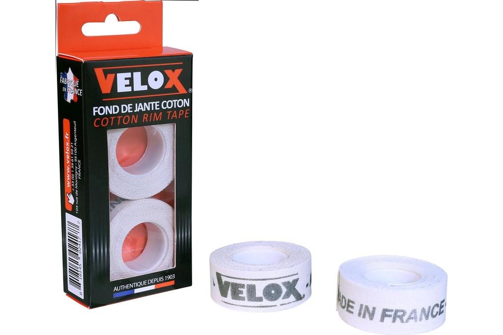 Velox Adhesive Cotton Rim Tape 16mm Width x 2m Long Per Roll - 2 Rolls