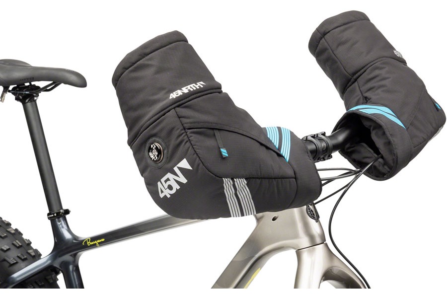 45NRTH Cobrafist Flat Bar Pogies - Black