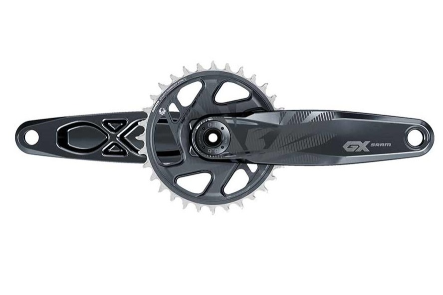 SRAM, GX Eagle DUB C1, Crankset, Speed: 11/12, Spindle: 28.99mm, BCD: Direct Mount, 32, DUB, 165mm, Black, MTB
