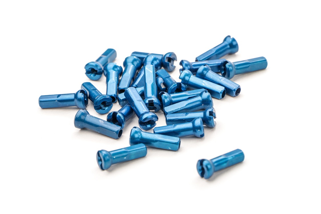 Sapim Nipple Aluminum 14mm Blue Polyax