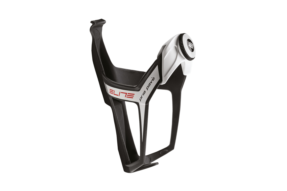 ELITE Water Bottle Cage Pria Pave Boa Black/White