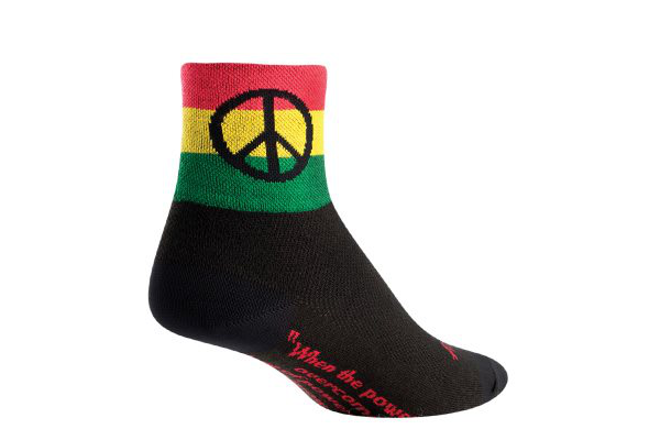 Sock Guy Socks Classic 3" Peace Three Small/Medium