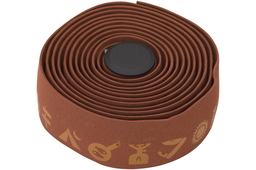 Salsa Glyph Gel Cork Handlebar Tape - Dark Brown