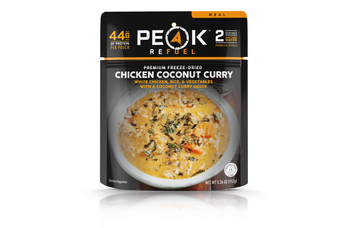 Peak Refuel Chicken Coconut Curry 2 Serving Pouch