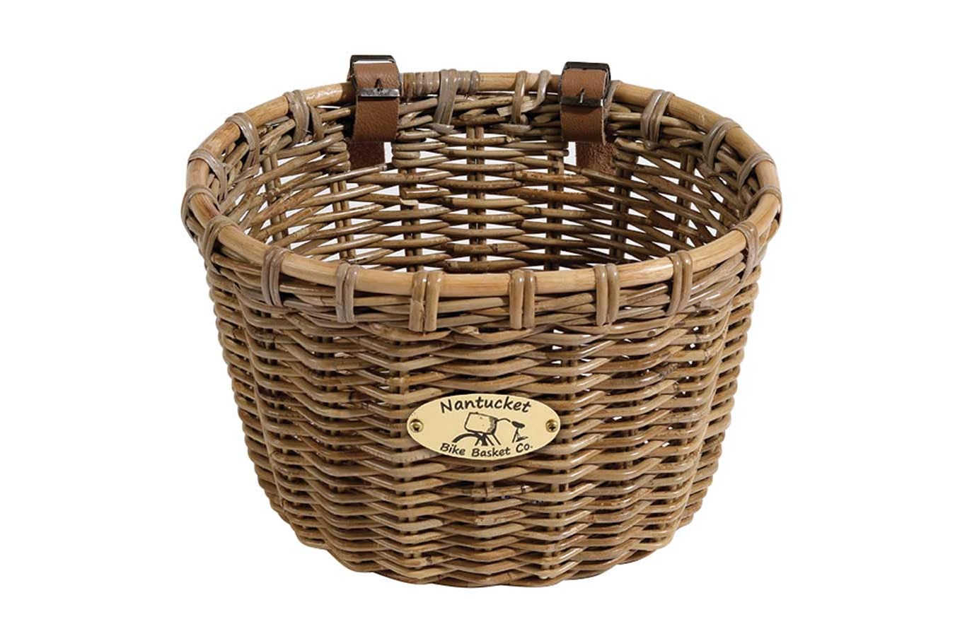 Nantucket Basket Tuckernut Oval 14x11x9.5in