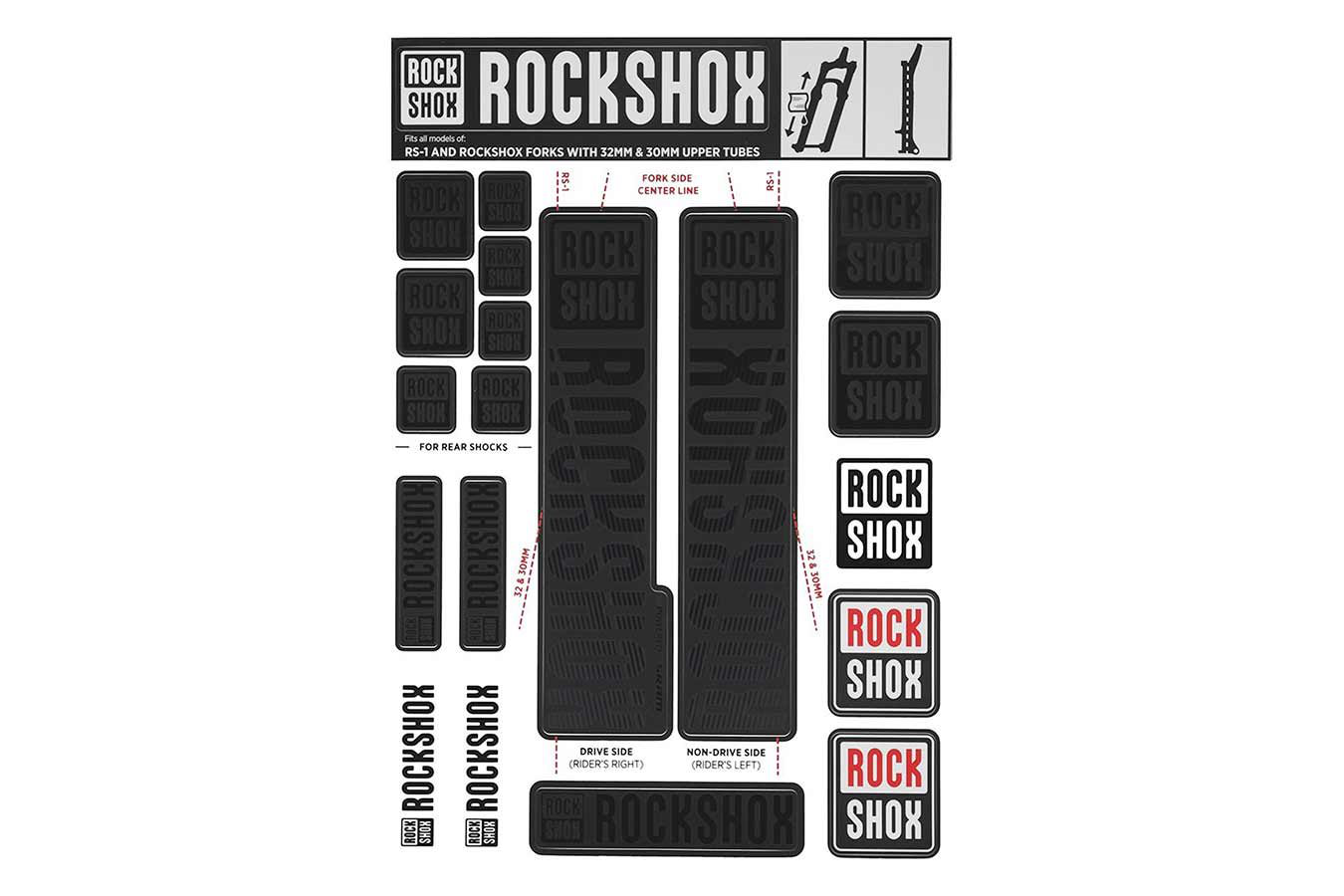 RockShox Decal Kit 
