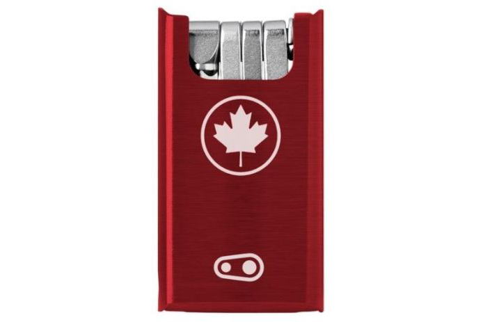 Crankbrothers MultiTool F10 + Tool Canada Red Case
