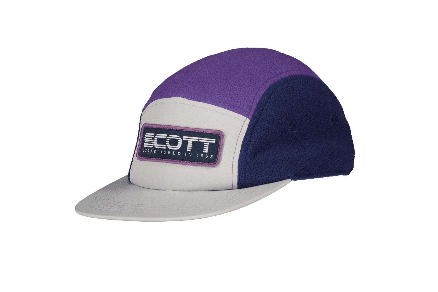 Scott Hat Original Fleece Cap 5 Panel Winter Purple/Dark Blue OneSize