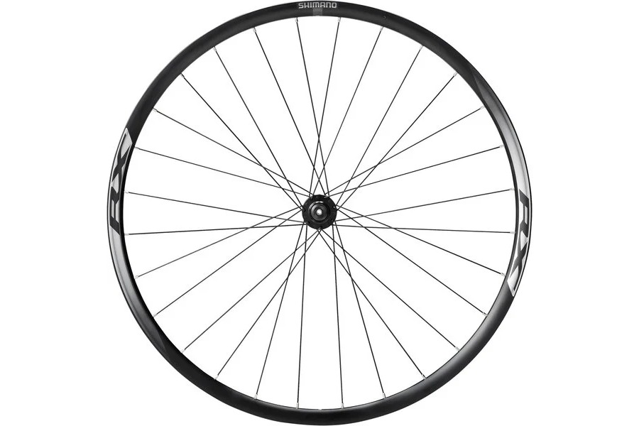 Shimano Wheel WH-RX010 Front 28Hole Centerlock Disc Clincher 622-17C QR:133mm OLD:100mm with Rim Tape Black
