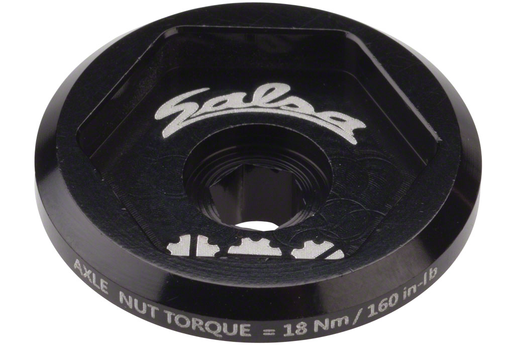 Salsa Split Pivot Dropout Tool Top Cap Black with Black Bolt