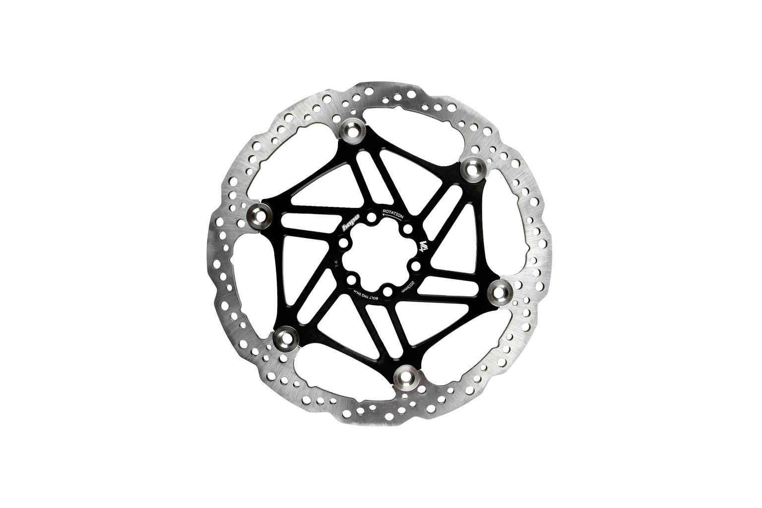 Hope Disc Brake Rotor V4 Vented 203mm 6Bolt Float/Wave Black