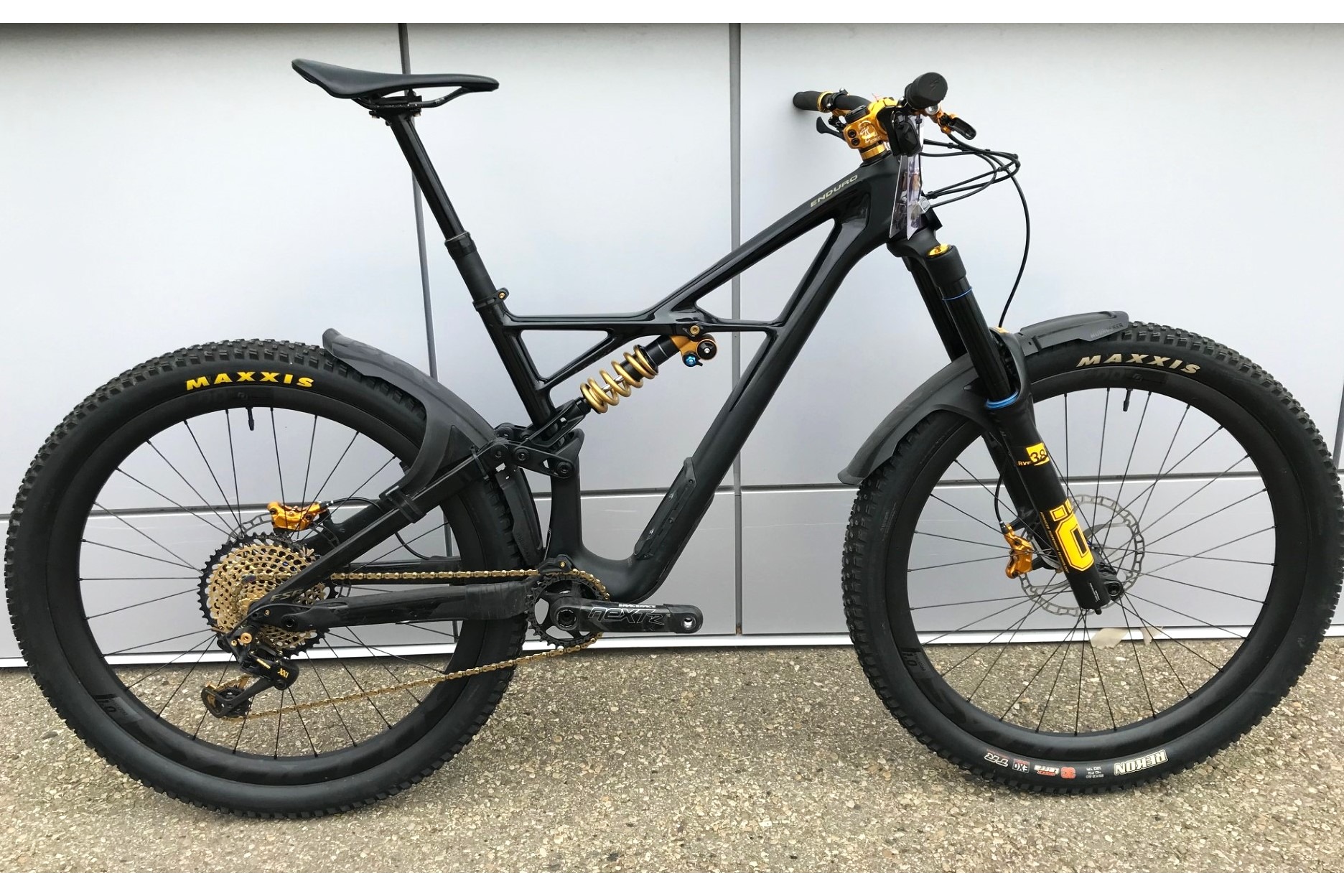 USED CUSTOM Specialized X wing enduro GOLD Ti edition large Revolution Cycle