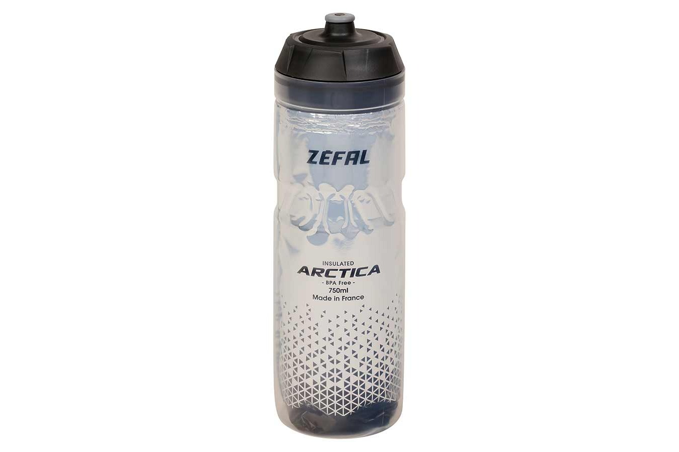 Zefal Arctica 75 Insulated Water Bottle 750mL/25oz Silver/Black