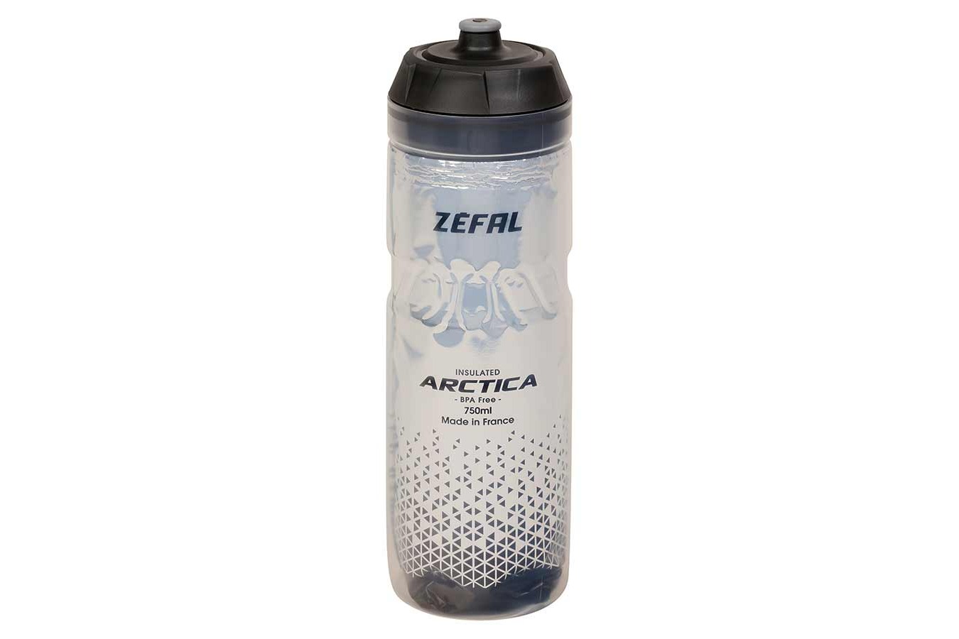 Zefal Waterbottle Arctica 75 Insulated 750mL/25oz Silver/Black