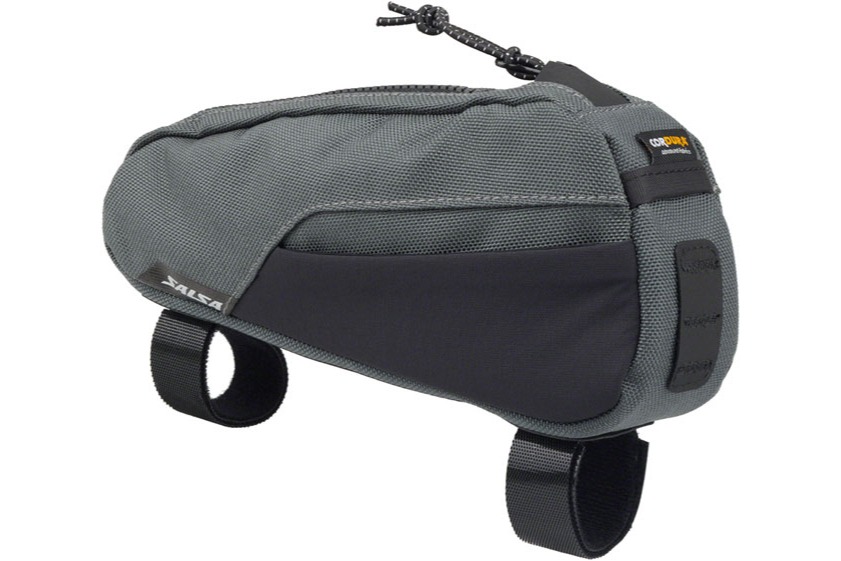 Salsa Top Tube Bag EXP-R Series Trillium Small Gray