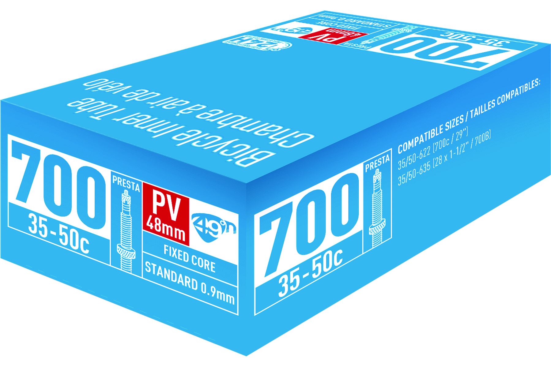 49N Inner Tube STD 26in x 1.0-1.50in Presta Valve 48mm